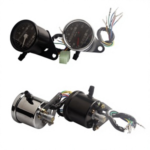 Tablero de Instrumentos Modificado para Motocicleta, Velocímetro y Odómetro Dual de 0-140 km/h con Señales de Giro e Indicador de Nivel de Aceite para Actualización y Reequipamiento - Product Image 3