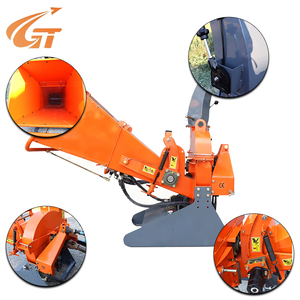Trituradora de madera de alimentación hidráulica automática 30hp 100hp 1 año de suministro de fábrica <span class=keywords><strong>Tractor</strong></span> PTO nueva bomba de rodamiento Chip forestal - Product Image 2