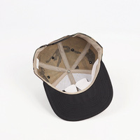 Grosir topi vintage hip hop kualitas tinggi topi kancing belakang polos logo kustom