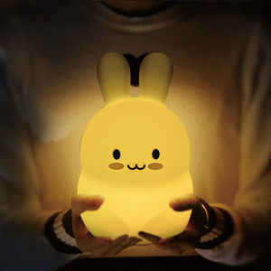 Nuova luce regalo per bambini con luce notturna in Silicone unica e carina luce dell'atmosfera da comodino che allevia la foto - Product Image 2