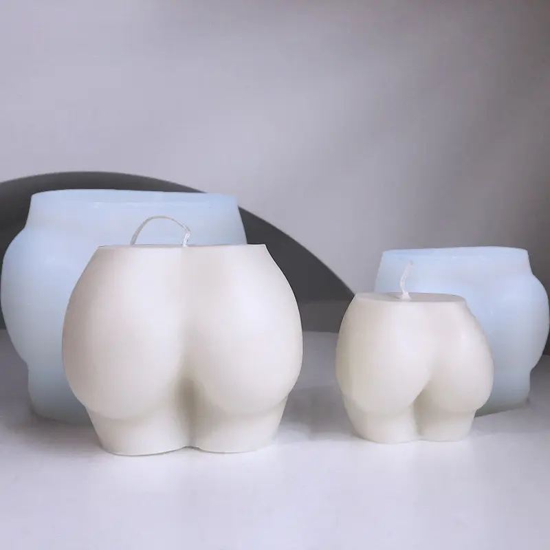Moldes de resina para cuerpo de mujer, molde de silicona para soporte de cuerpo 3D, modelo de vela para mujer, molde humano epoxi para fundición de resina