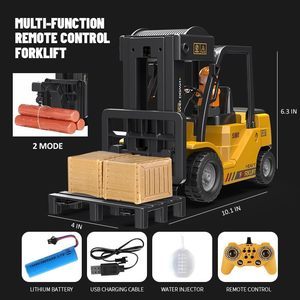 Ept 11ch điều khiển từ xa Xe Nâng Đồ chơi quy mô 1:24 chiếu sáng âm nhạc <span class=keywords><strong>RC</strong></span> xe tải phun <span class=keywords><strong>RC</strong></span> xe nâng xe - Product Image 6