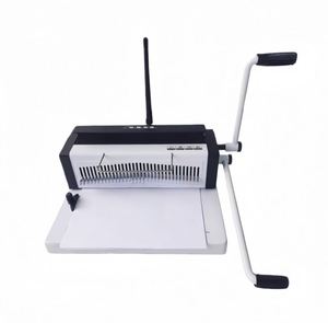 Desktop Manual Paper Punching Machine for Binding Coil Binder Paper Processing Device Paper Puncher and Binder with Coil - Product Image 1