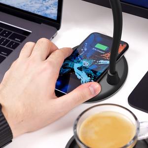 Altavoz Bluetooth Inalámbrico con Carga de 15W, Lámpara LED 3 en 1 con Protección Ocular Táctil, Luz de Noche Estéreo, Subwoofer - Product Image 6