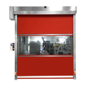 Ce tiêu chuẩn tự động tốc độ cao <span class=keywords><strong>Roll</strong></span>-<span class=keywords><strong>up</strong></span> cửa ra vào cho phòng sạch - Product Image 4