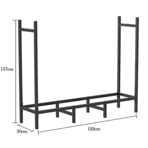 Support à bois de chauffage moderne en métal à <span class=keywords><strong>prix</strong></span> abordable pour le rangement des bûches de cheminée - Product Image 2