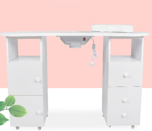 Multi-functional Salon Manicure <b>Table</b> With Drawers <b>Nail</b> <b>Table</b> With Cleaner <b>Nail</b> Spa - Product Image 2