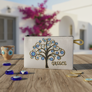 Monedero Turco Tejido con Diseño de Ojo Turco y Árbol de la Vida, Personalizable - Product Image 3