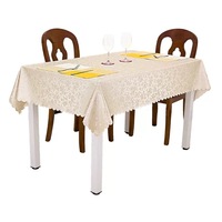 Nappe carrée européenne en polyester imprimé, imperméable, résistante à l'huile, résistante à la chaleur, lavable, pour hôtel, salle à manger, mariage