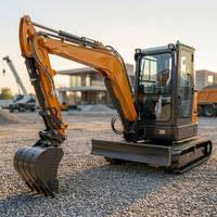 Mesin Excavator Crawler Hidrolik Grosir dengan Kabin Standar CE EPA untuk Aplikasi Luar Ruangan Profesional