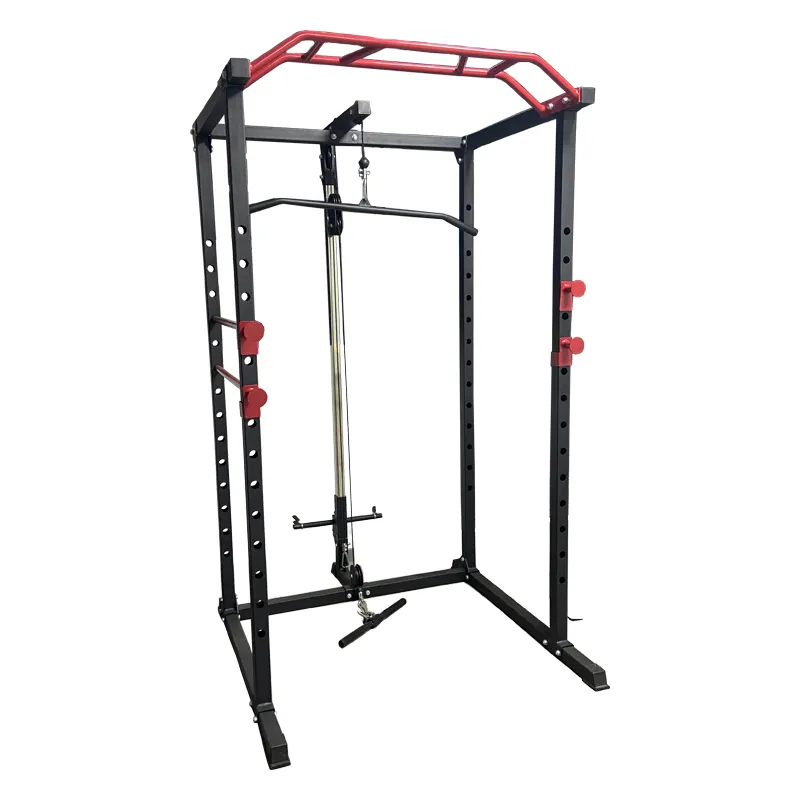 YOOU wholesale Fashion Workout Training System Adjustable Fitness Equipment Power Squat Rack Steering