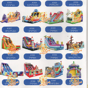 <span class=keywords><strong>Vente</strong></span> directe usine : Château gonflable et toboggan combinés Doctor Pig série 6 pour enfants, petit modèle intérieur/extérieur - Product Image 2