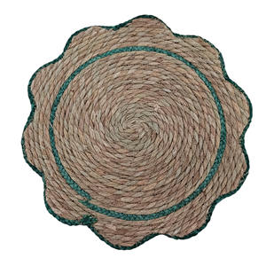 Sous-plat rond en fibre de maïs, diamètre [indiquer le diamètre] 40CM, VERT - Product Image 1