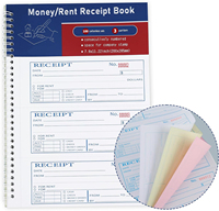 Carnet de formulaires autocopiants pour commandes de restaurant, personnalisable, avec autocollants, en NCR, à duplicata