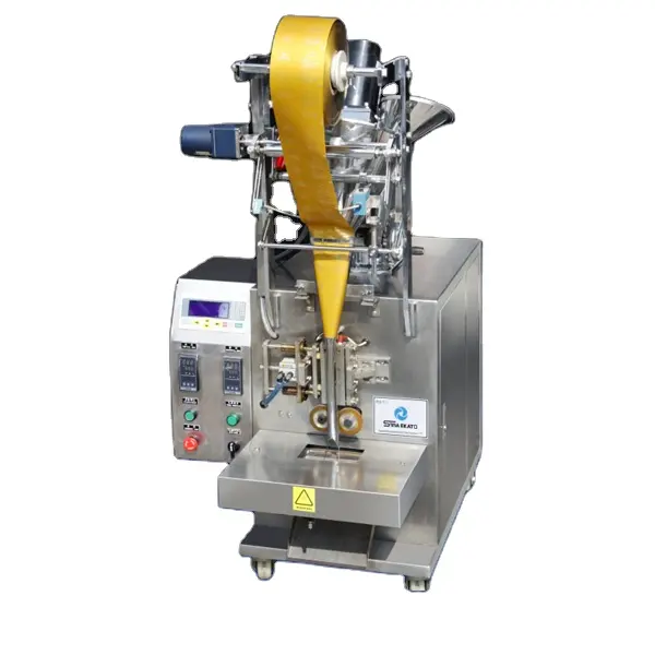 Chinese manufacturer hot selling fully-automatic cosmetic sample sachet packing machine water pouch packing machine price