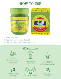 เครื่องพ่นจมูกแบบแท่งสมุนไพรให้ความสดชื่นรสชาติเข้มข้นของประเทศไทย - Product Image 6