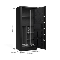 Caja Fuerte para Armas de Acero Ignífuga YINGBO GS-150 con Cerradura Electrónica y Certificados para Uso en el Hogar, Oficina y Exteriores