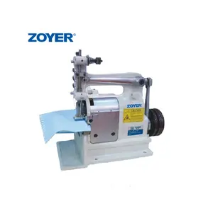 ZOYER-máquina de coser Industrial tipo concha ZY-T18, máquina de coser Overlock para mantas