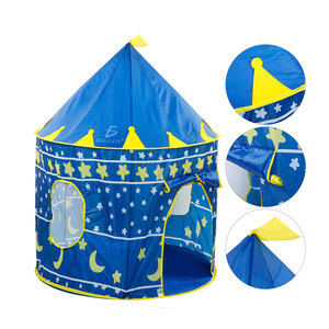 Carpa de juegos infantil Ele-Gate con diseño de estrellas y luna para uso en interiores y exteriores - Product Image 3