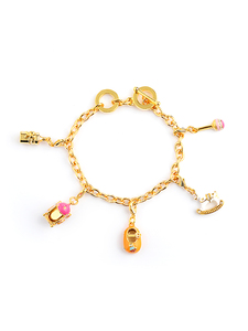 Vente chaude 2025 Bracelet <span class=keywords><strong>en</strong></span> émail pour bébé mignon et sûr <span class=keywords><strong>en</strong></span> <span class=keywords><strong>or</strong></span> plaqué 18 carats Prix direct d'usine Longue durée de <span class=keywords><strong>vie</strong></span> Naturel Bijoux pour bébé - Product Image 2