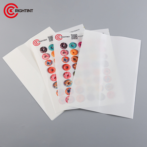 Miễn phí mẫu tự dính phun rõ ràng 50mic trong suốt Vinyl Pet phim Sticker giấy với UV dính - Product Image 5