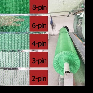 ผ้าตาข่ายกันแสงยูวี HDPE กันน้ำเป็นมิตรกับสิ่งแวดล้อม10ม. * 100ม. ตาข่ายป้องกันความปลอดภัยของนั่งร้านอาคาร - Product Image 6