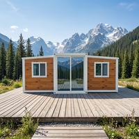 Conteneurs de logement préfabriqués de haute qualité, maisons extensibles, 2, 4 chambres, villas préfabriquées, maisons pliables, portables