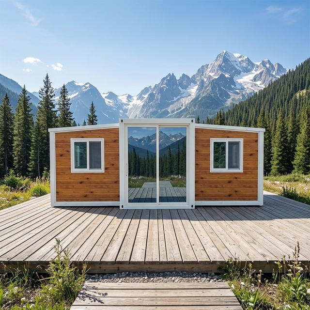 High Quality Prefabricated Living Containers, Expandable Houses, 2, 4 Bedrooms, Prefabricated Villas, Foldable Homes, Portable