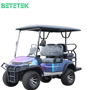 Carrito de Golf Eléctrico de Lujo de 4 Plazas, Buggy de Golf Competitivo Todoterreno para Uso en Carreteras No Públicas, DOT CE - Product Image 1