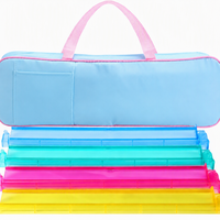 Sac de transport pliable robuste et luxueux en velours et polyester pour Mahjong, avec grande capacité, style fourre-tout