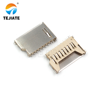 Tempat Kartu Mini SD TF SIM Tipe SMD SMT Slot Soket Catoo untuk Konektor Lainnya
