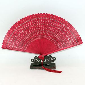 Éventail pliant en bambou de style chinois et japonais pour femmes, fait main, ajouré, écologique, style festival, vente en gros - Product Image 6