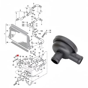 Soupape de régulation de pression du carter moteur 06A129101A 06A129101D pour Audi Volkswagen Jetta Golf, gaz, température normale - Product Image 2