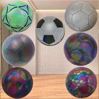 Ballon de football lumineux LED taille 5, ballon de football lumineux pour entraînement nocturne, activé par l'impact, étanche, cadeau pour enfants et adultes