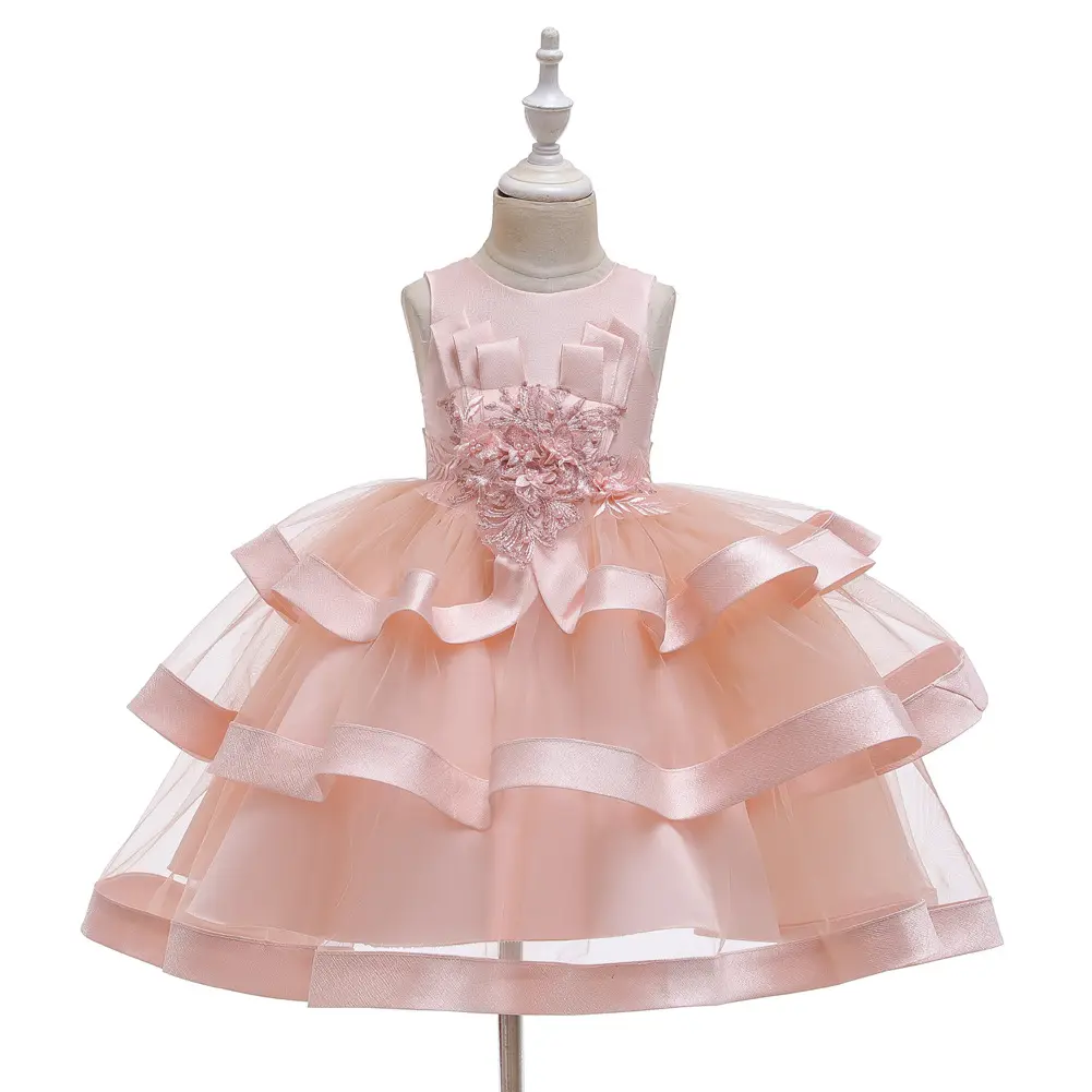 Children Dresses For Girl Kids Formal Wear Princess Dress For Girl 3 4 5 6 7 8 Years Birthdays Casual Party Events Prom Dress