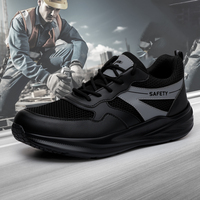 Chaussures de sécurité GUYISA à embout d'acier anti-écrasement et anti-perforation, nouveau modèle de chaussures de travail pour hommes avec embout large