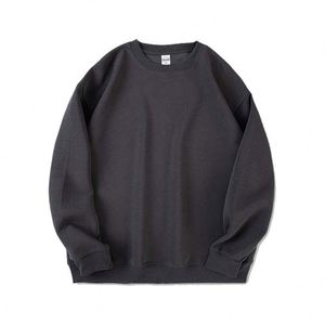 Sweat-shirt pour homme à épaules tombantes, couleur unie, personnalisable avec impression de logo complète, personnalisation en un clic jusqu'à 5XL - Product Image 4