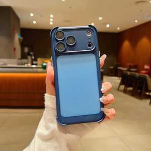 Custodia <span class=keywords><strong>Trasparente</strong></span> a Forma di Airbag Abbinata al Colore per <span class=keywords><strong>iPhone</strong></span> 17/16, Completamente Chiusa, <span class=keywords><strong>Trasparente</strong></span> per <span class=keywords><strong>13</strong></span> Pro Max e 14 con Bordi Rialzati - Product Image 6