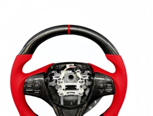 高品質炭素繊維ステアリングホイール改造キットTLXモデルに直接適合精密加工性能向上
