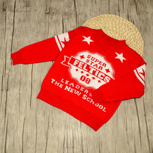 Suéteres Hechos a Mano con Diseño Deportivo de Marca para Niños, Venta al Por Mayor Personalizada de Ropa Infantil - Product Image 5