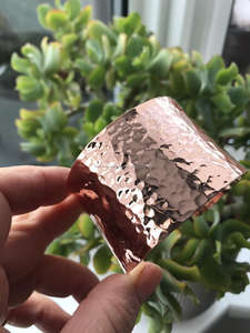 Manufacture Pure Natural Copper <b>Magnetic</b> Gold Plated Handmade Arthritis <b>Therapy</b> <b>Bracelet</b> Bangle - Product Image 2