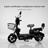 Trottinette Électrique Urbaine 350W 48V Direct Usine avec Panier et Siège Arrière, Batterie Plomb-Acide, Autonomie 55-65km, Idéale pour Adultes et Femmes