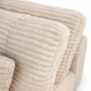 Juego de Sofás Modulares Convertibles Cloud de 105 Pulgadas, Otomana Seccional DIY, Algodón, Piel Sintética de Conejo, Terciopelo, Cómodo Sofá para Sala de Estar u Hotel - Product Image 5