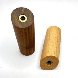 Solid Wood Wall <b>Hooks</b> Round Tapered Shape Beech Wood Coat Rack <b>Hooks</b> Wall Mounted Type Behind Doors On Walls - Product Image 1