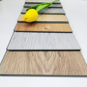 ENOCH 3.5mm-6.0mm personnalisé imprimé vinyle rigide clic serrure SPC plancher en plastique