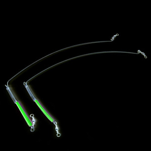 LINXI 20cm 30cm 40cm Roulement Pêche Pivotant Croix Ligne Acier Fil Leader Bras Fluorescent Balance Connecteur Eau Salée Rig Tackle - Product Image 2
