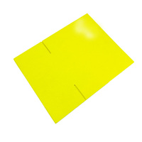 Boîte d'expédition pliante en carton ondulé, forme personnalisée, avec logo en relief, pelliculage mat, matériaux recyclés, emballage plat, découpe sur mesure