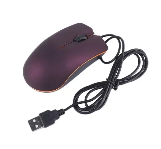 M20 mouse com fio | notebook desktop computador frosted mini usb mouse óptico atacado