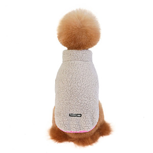 Manteaux de chiens Double face en cachemire, vêtements chauds et doux, à col haut, nouveau design à la mode, collection - Product Image 4