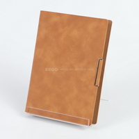 Classeur à 6 anneaux en cuir métallique pour affaires personnelles A5 couverture souple rechargeable cahiers de première qualité personnalisables